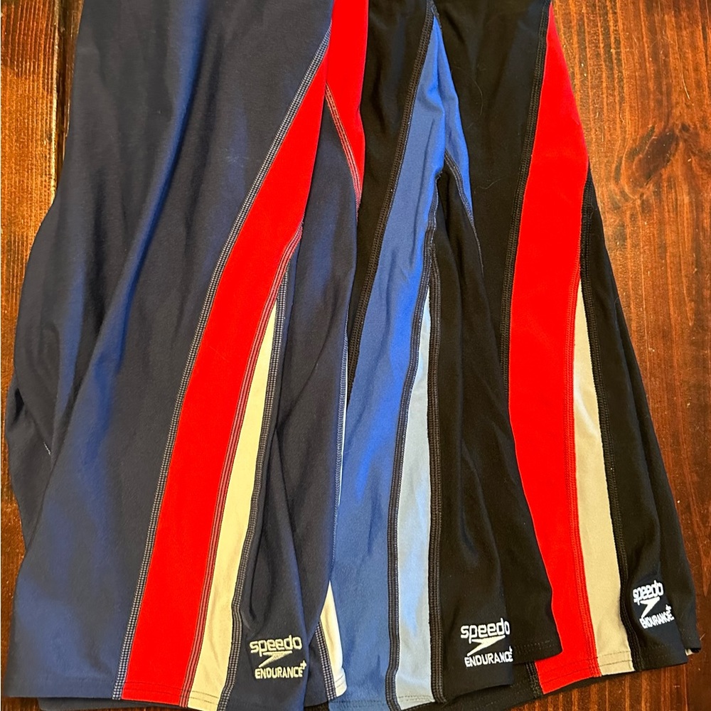 Lot of 3 mens Speedo Swim Jammers Swimsuits